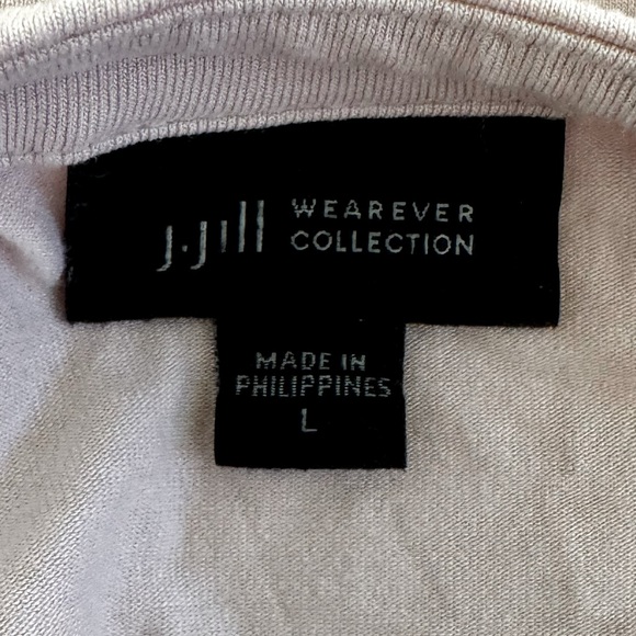 J.jill Wearever Collection Crew Neck Mauve/Pink Sleeveless Tunic - Picture 6 of 7